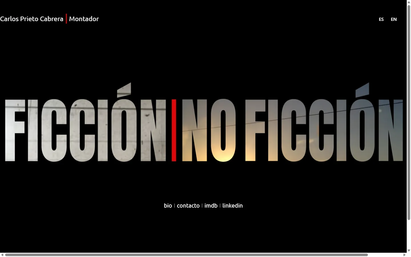 Web de Carlos Prieto diseñada por Olea Creative Studio