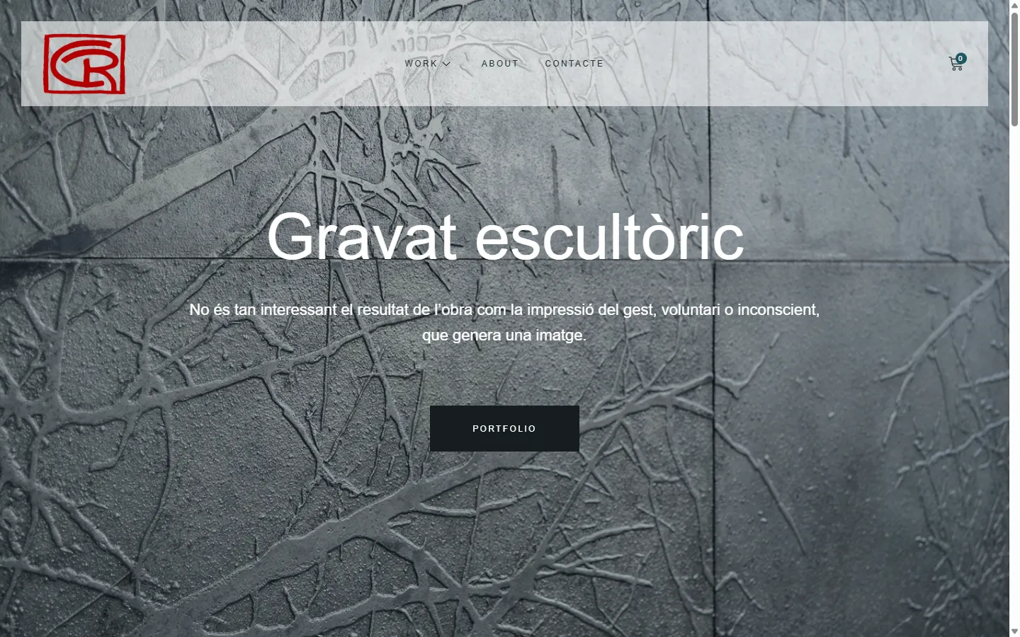Web de Clara Rossy diseñada por Olea Creative Studio