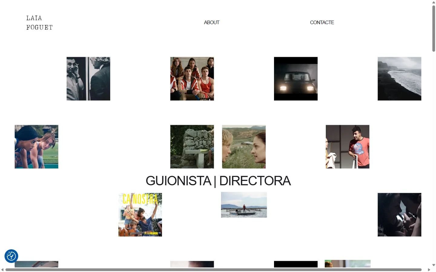 Web de Laia Foguet diseñada por Olea Creative Studio